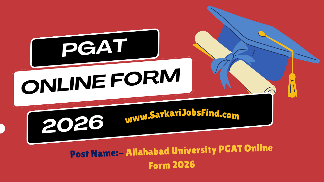 Allahabad University PGAT Online Form 2026