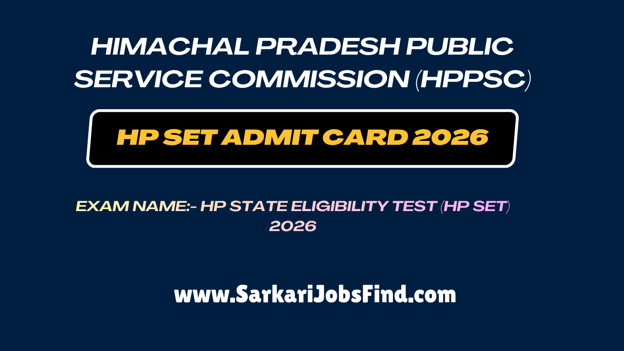 HP SET Admit Card 2026