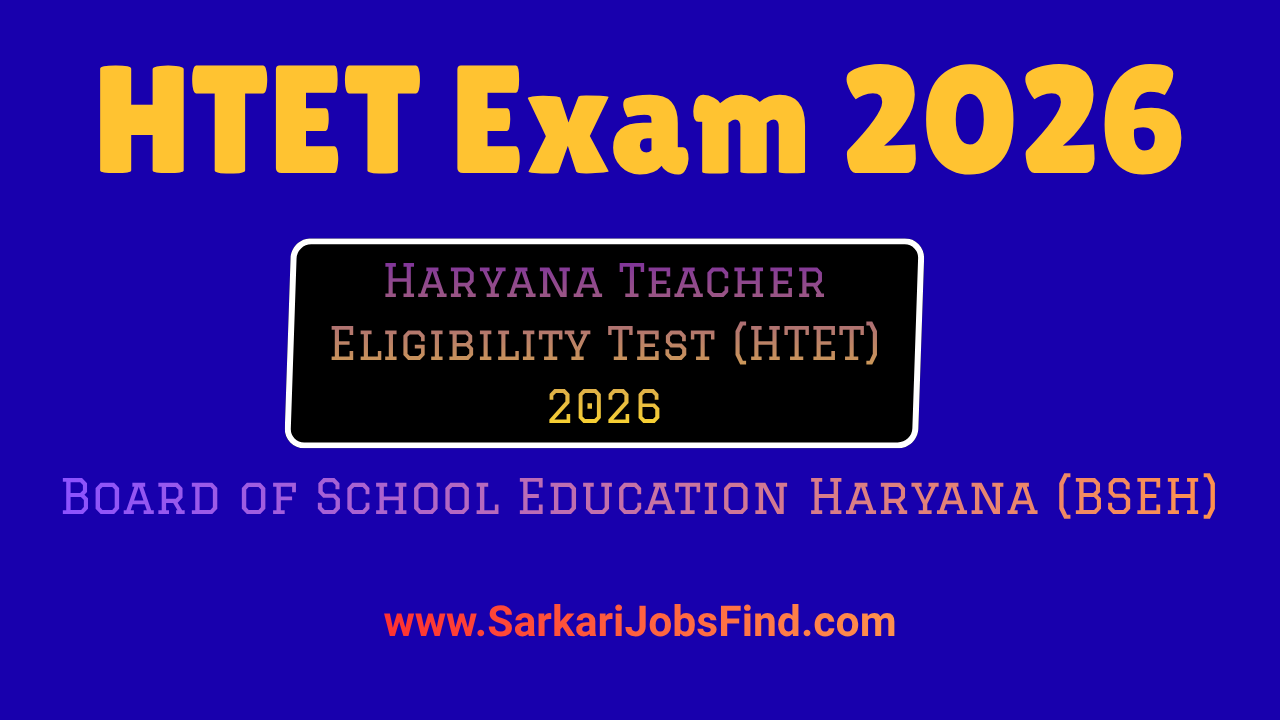 Haryana HTET Exam Date 2026 - Out