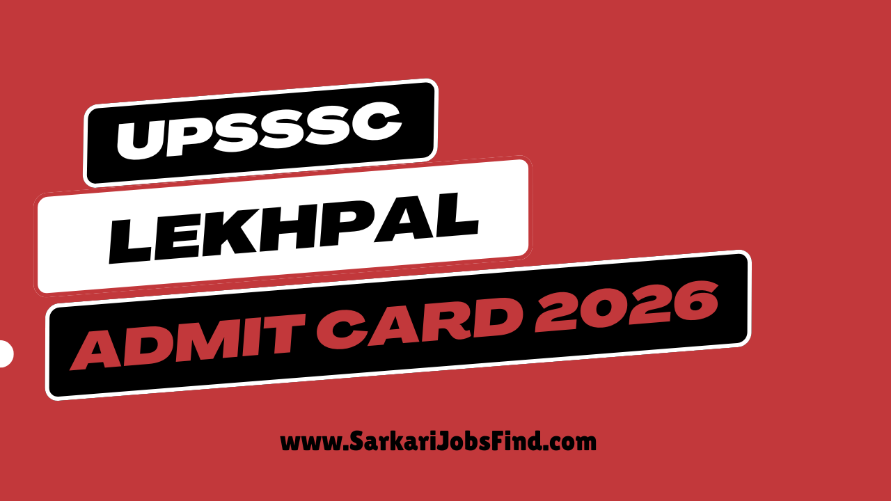 UPSSSC Lekhpal Admit Card 2026