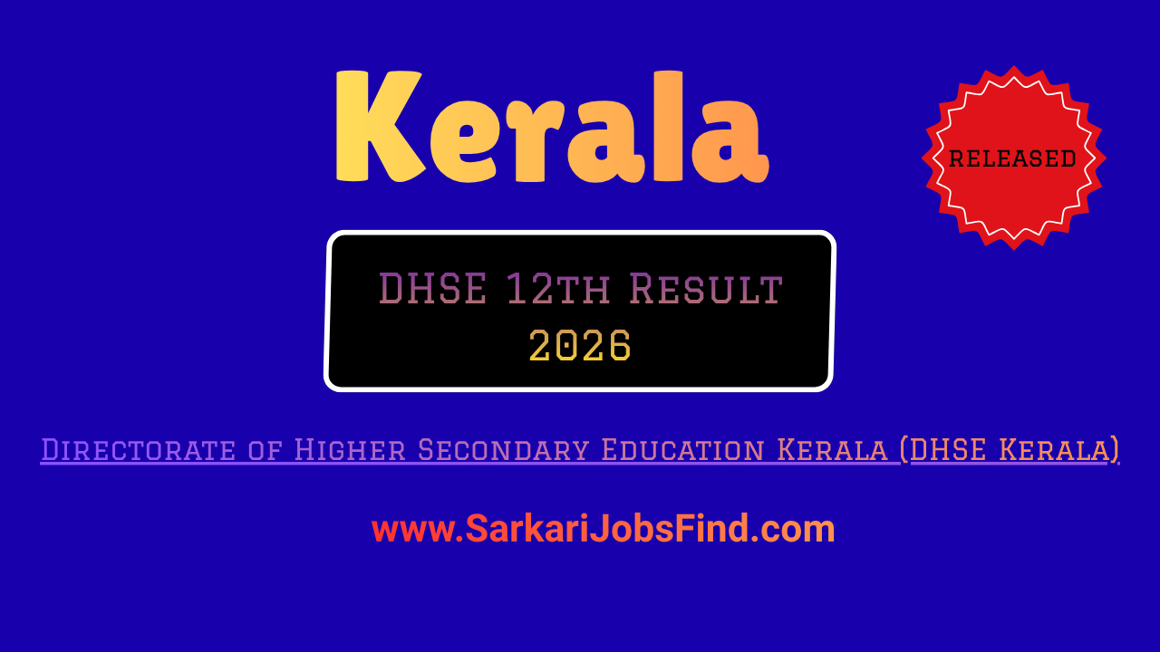 Kerala DHSE 12th Result 2026