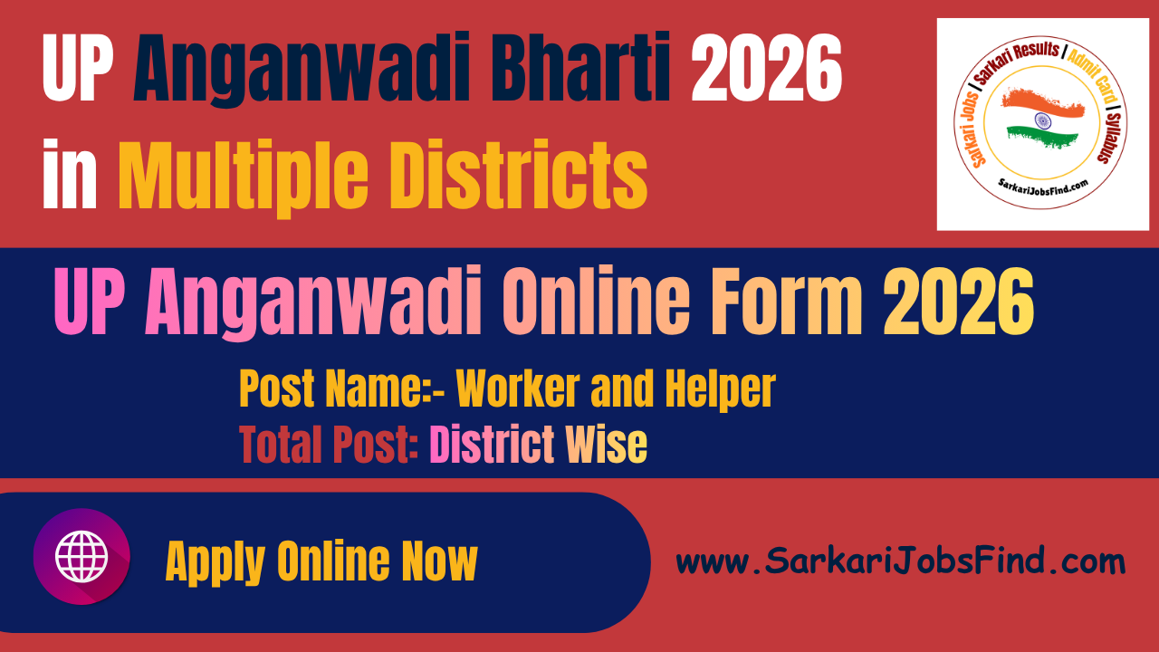 UP Anganwadi Bharti 2026 (Updated)